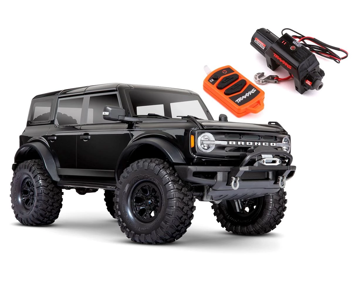 Traxxas TRX-4 2021 Ford Bronco 1/10 Crawler Truck w/FREE WINCH! (Shadow Black) 3 Traxxas TRX-4 2021 Ford Bronco 1/10 Crawler Truck w/FREE WINCH! (Shadow Black)