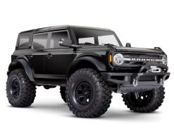 Traxxas TRX-4 1/10 Trail Crawler Truck w/2021 Ford Bronco Body (Shadow Black) & TQi 2.4GHz Radio