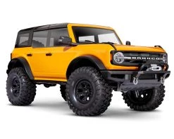 Traxxas TRX-4 1/10 Trail Crawler Truck w/2021 Ford Bronco Body (Orange) & TQi 2.4GHz Radio