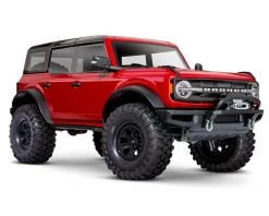 Traxxas TRX-4 1/10 Trail Crawler Truck w/2021 Ford Bronco Body (Red) & TQi 2.4GHz Radio