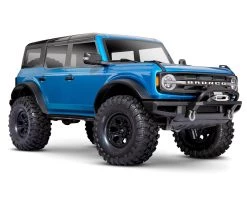 Traxxas TRX-4 1/10 Trail Crawler Truck w/2021 Ford Bronco Body (Velocity Blue) & TQi 2.4GHz Radio