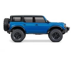 Traxxas TRX-4 1/10 Trail Crawler Truck w/2021 Ford Bronco Body (Velocity Blue) & TQi 2.4GHz Radio -Deals Traxxas Store tra92076 4 vblu 2