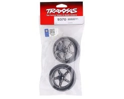 Traxxas 2.1" Response Pre-Mounted Front Tires w/Split-Spoke Wheels (Black Chrome) -Deals Traxxas Store tra9370 2