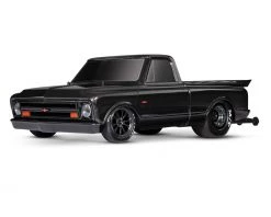 Traxxas Drag Slash 1/10 2WD RTR No Prep Truck w/1967 Chevrolet C10 Body (Black) TQi 2.4GHz Radio & TSM