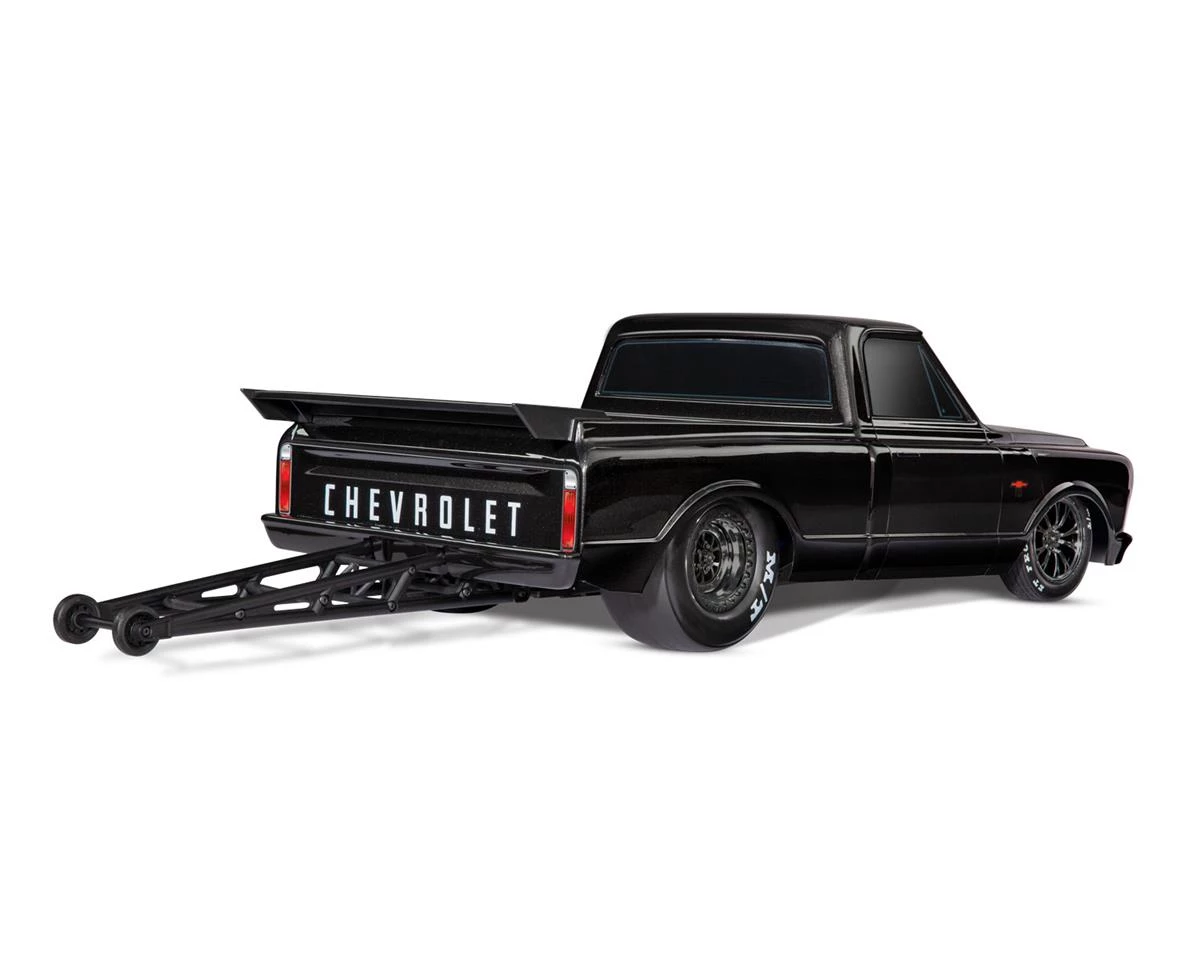 Traxxas Drag Slash 1/10 2WD RTR No Prep Truck w/1967 Chevrolet C10 Body (Black) TQi 2.4GHz Radio & TSM 5 Traxxas Drag Slash 1/10 2WD RTR No Prep Truck w/1967 Chevrolet C10 Body (Black) TQi 2.4GHz Radio & TSM - Image 3