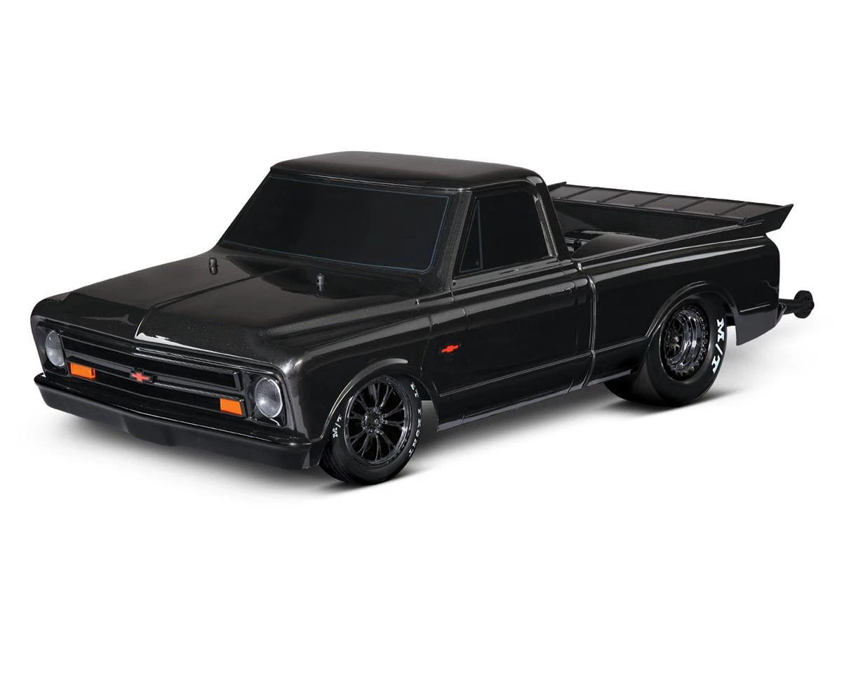 Traxxas Drag Slash 1/10 2WD RTR No Prep Truck w/1967 Chevrolet C10 Body (Black) TQi 2.4GHz Radio & TSM 7 Traxxas Drag Slash 1/10 2WD RTR No Prep Truck w/1967 Chevrolet C10 Body (Black) TQi 2.4GHz Radio & TSM - Image 5