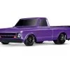 Traxxas Drag Slash 1/10 2WD RTR No Prep Truck w/1967 Chevrolet C10 Body (Purple) TQi 2.4GHz Radio & TSM -Deals Traxxas Store tra94076 4 prpl