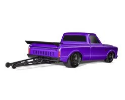 Traxxas Drag Slash 1/10 2WD RTR No Prep Truck w/1967 Chevrolet C10 Body (Purple) TQi 2.4GHz Radio & TSM -Deals Traxxas Store tra94076 4 prpl 2