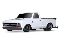 Traxxas Drag Slash 1/10 2WD RTR No Prep Truck w/1967 Chevrolet C10 Body (White) TQi 2.4GHz Radio & TSM