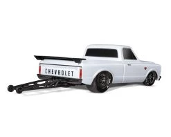 Traxxas Drag Slash 1/10 2WD RTR No Prep Truck w/1967 Chevrolet C10 Body (White) TQi 2.4GHz Radio & TSM -Deals Traxxas Store tra94076 4 wht 2