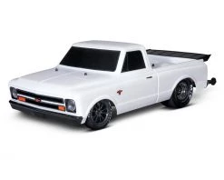 Traxxas Drag Slash 1/10 2WD RTR No Prep Truck w/1967 Chevrolet C10 Body (White) TQi 2.4GHz Radio & TSM -Deals Traxxas Store tra94076 4 wht 4