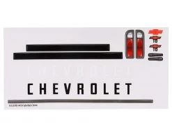 Traxxas Drag Slash Chevrolet C10 Body Accessories (Satin Black Chrome) -Deals Traxxas Store tra9415a 1