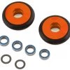 Traxxas Bandit/Rustler/Stampede 2WD Aluminum Wheelie Bar Wheels (Orange) (2) -Deals Traxxas Store tra9461a