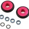 Traxxas Bandit/Rustler/Stampede 2WD Aluminum Wheelie Bar Wheels (Pink) (2)