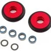 Traxxas Bandit/Rustler/Stampede 2WD Aluminum Wheelie Bar Wheels (Red) (2) 2 Traxxas Bandit/Rustler/Stampede 2WD Aluminum Wheelie Bar Wheels (Red) (2) -Deals Traxxas Store tra9461r