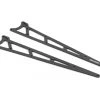 Traxxas Aluminum Wheelie Bar Side Plates (Charcoal Grey) (2)