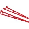 Traxxas Aluminum Wheelie Bar Side Plates (Red) (2)