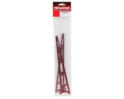 Traxxas Aluminum Wheelie Bar Side Plates (Red) (2) -Deals Traxxas Store tra9462r 1