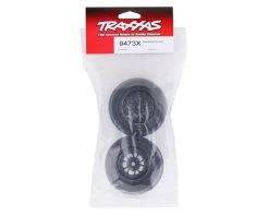 Traxxas Weld 2.2/3.0 Drag Racing Rear Wheels w/12mm Hex (Black Chrome) (2) -Deals Traxxas Store tra9473x 2