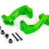 Traxxas Sledge Aluminum Caster Blocks Left & Right (Green) (2) -Deals Traxxas Store tra9532g