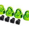 Traxxas Sledge Aluminum Gt-Maxx Shock Caps (Green) (4)