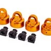 Traxxas Sledge Aluminum Gt-Maxx Shock Caps (Orange) (4) -Deals Traxxas Store tra9664t