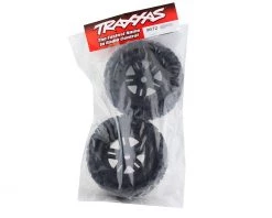 Traxxas Sledge Pre-Mounted 3.8" Sledgehammer Tires (Black) (2) w/17mm Hex -Deals Traxxas Store tra9672 2